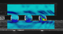 High-resolution thermomechanical deformation and failure analysis at the cross section of a soldered joint